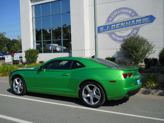 After: Chevrolet Camaro: rear structure, quarter panel and bumper
